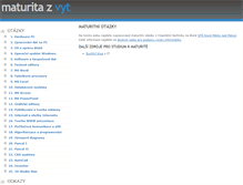 Tablet Screenshot of maturita-vyt.buchtic.net